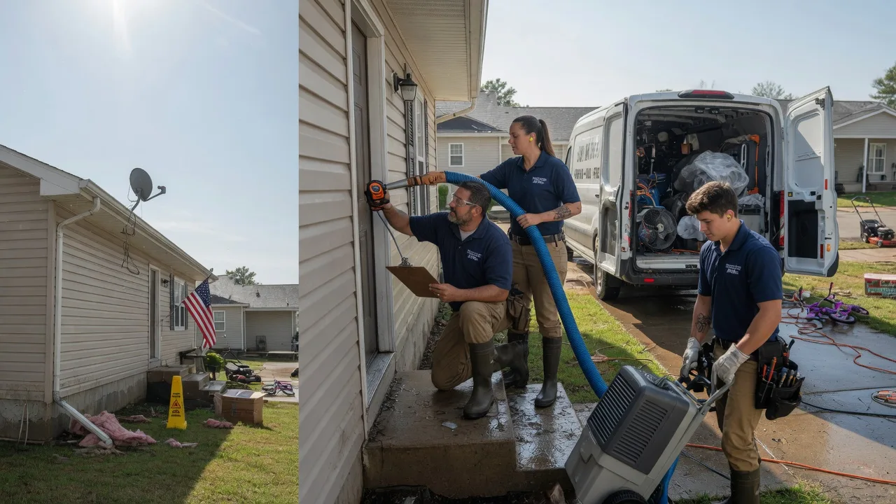 Ceiling Water Damage Restoration in Berryton, KS near me